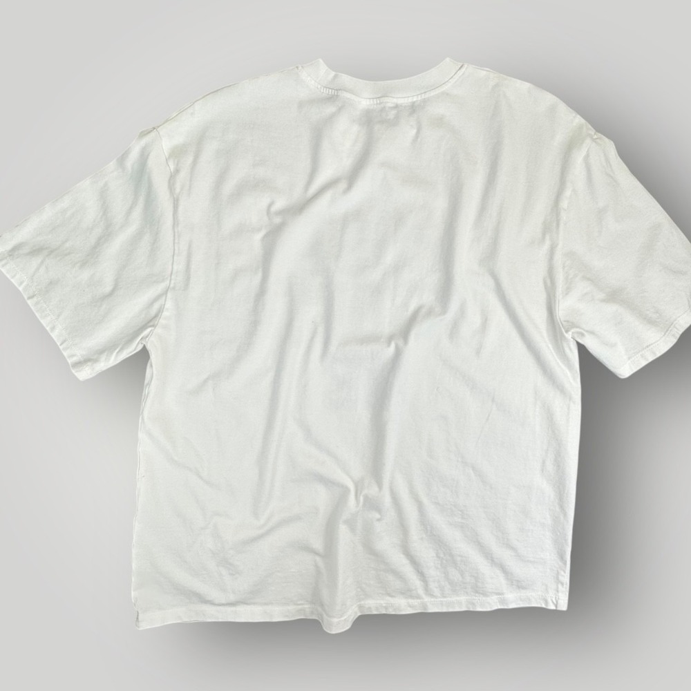 Zara Text T Shirt Tee Size Med Black/White Minimalist Post Ironic Streetwear - Picture 6 of 11